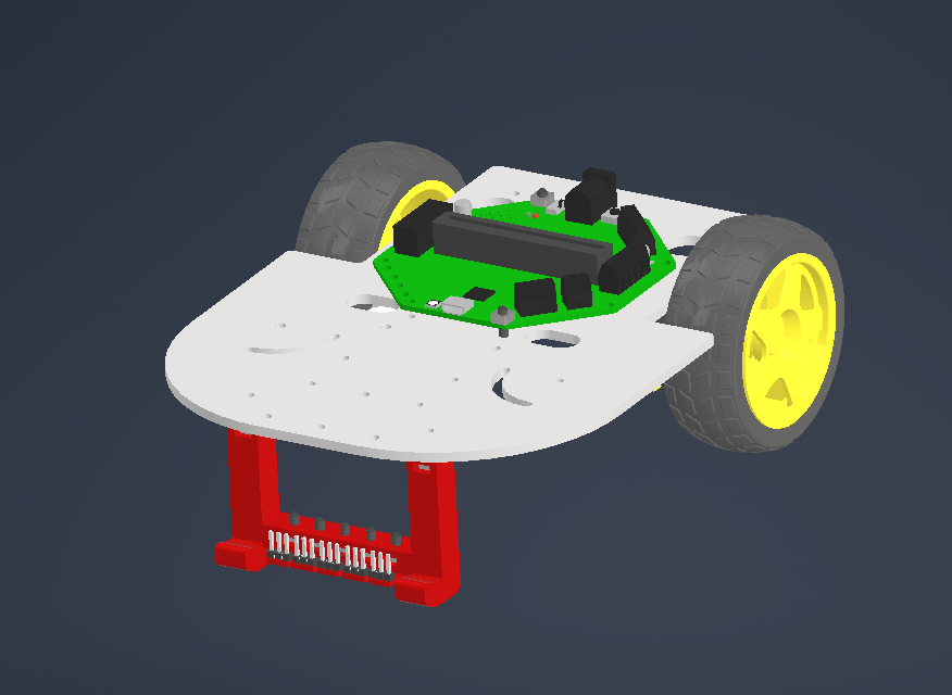 Step 03 - Attach Front Skid and QTI Sensor Array